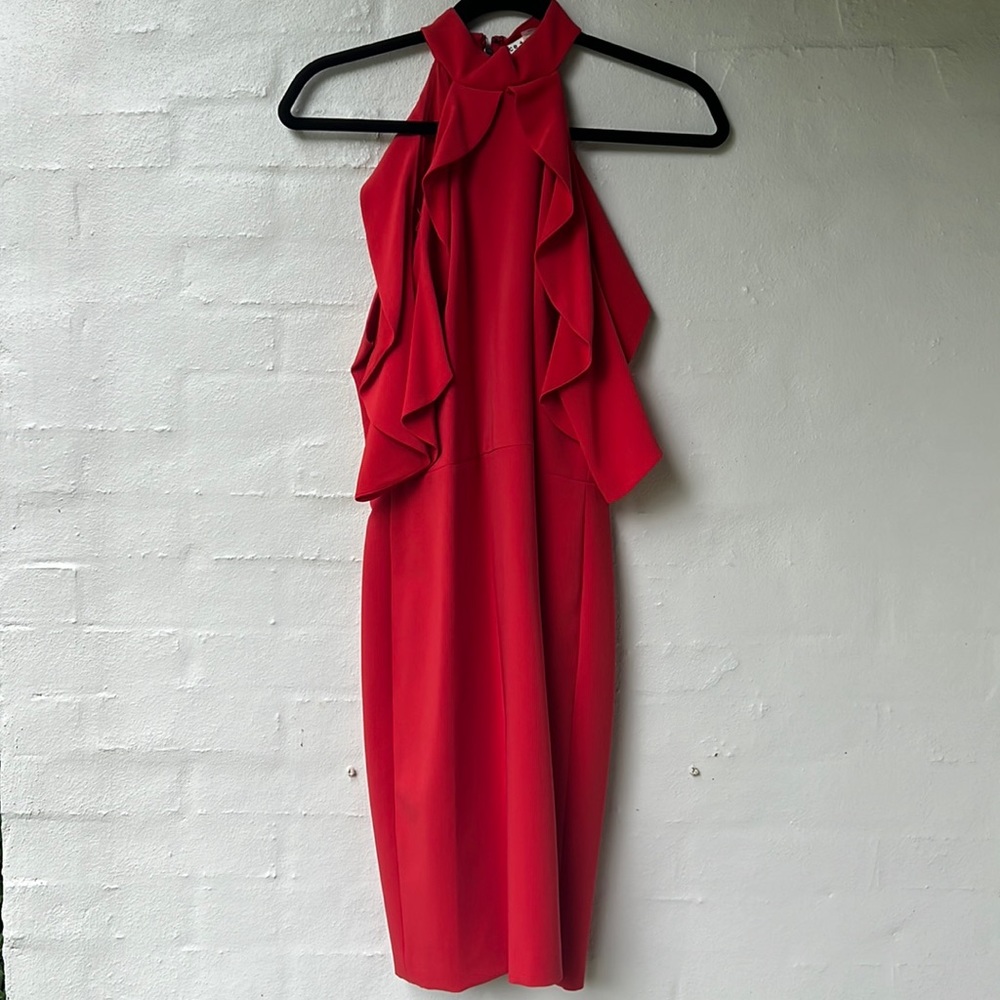 Alice + Olivia Red Dress.